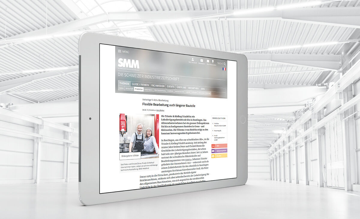 HEDELIUS Anwenderbericht / Success Story: Trissler & Kielkopf GmbH, Reutlingen